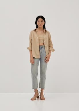 Camae Striped Relaxed Shirt