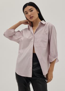 Camae Striped Relaxed Shirt