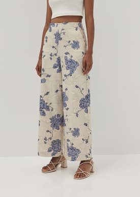 Beverly Culottes in Prosperous Blooms