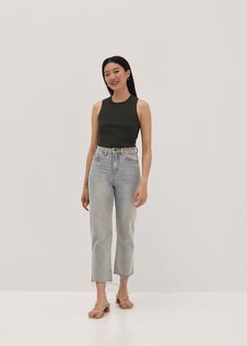 Ysabel Racerback Cut Out Knit Tank