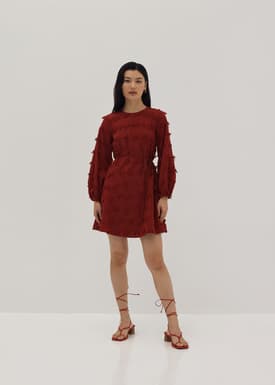 Kristel Textured Swing Dress
