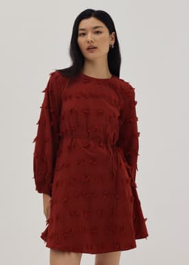 Kristel Textured Swing Dress