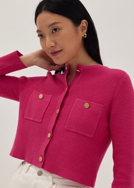 Zena Textured Knit Cardigan