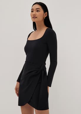 Aerin Wrap Mini Dress