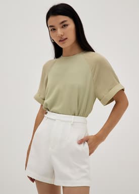 Sanya Raglan Sleeve Shell Top
