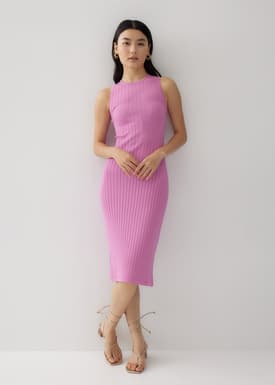 Prima Column Midi Knit Dress