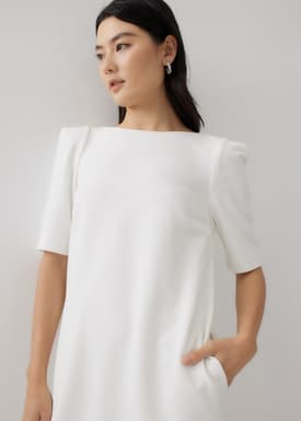 Libby Shift Puff Sleeve Dress