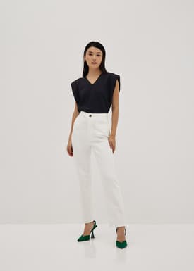 Denise Padded V-Neck T-Shirt