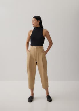 Monika High Neck Knit Tank