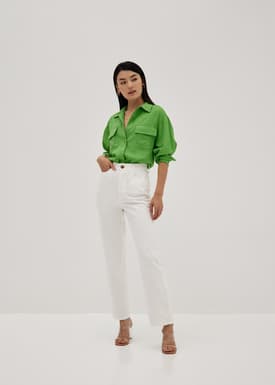 Tonie Denim Straight Leg Pants