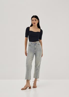 Elowe Bustier Knit Top