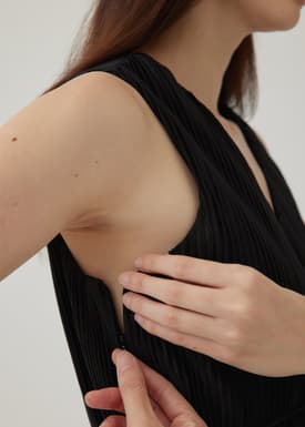 Nalla Straight Pleat Jumpsuit