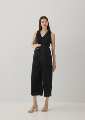 Nalla Straight Pleat Jumpsuit