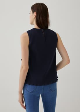 Jezebel Pleat Shell Top