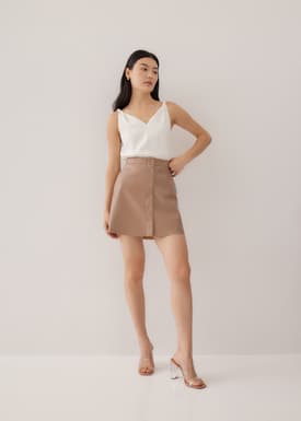 Arisse Satin Shell Top