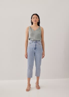 Arisse Satin Shell Top