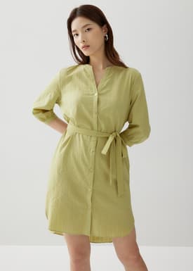 Noreen Cotton High Low Hem Dress