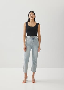 Lovella Knit Square Neck Tank