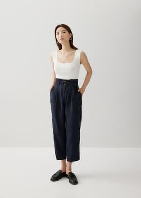 Lovella Knit Square Neck Tank