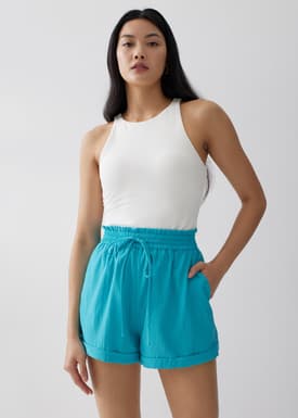 Coleen Elastic Drawstring Shorts