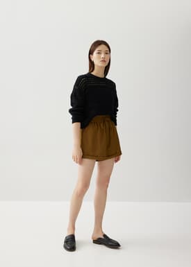 Coleen Elastic Drawstring Shorts