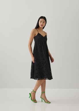 Marcy Crochet Cross Back Dress
