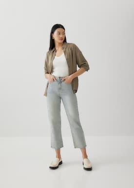 Shontelle Relaxed Satin Shirt