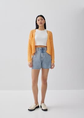 Odessa Openwork Knit Cardigan