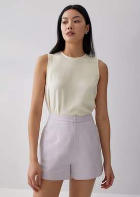 Taylor Linen Shell Top