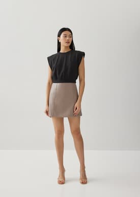 Harlene Elasticated Crop T-shirt