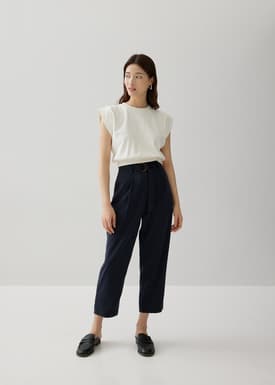 Harlene Elasticated Crop T-shirt