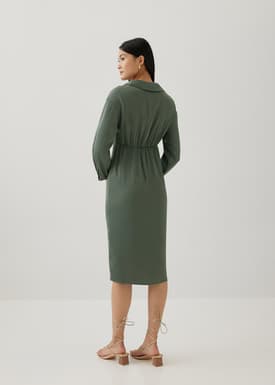 Correa Relaxed Front Twist Shirt Dress
