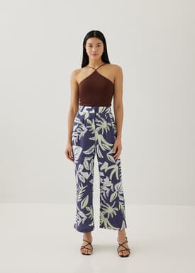 Amalia Straight Leg Pants in Tropical Breeze