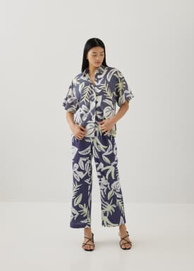 Azari Button Down Shirt in Tropical Breeze