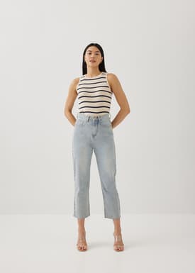 Sasha Striped Knit Tank Top