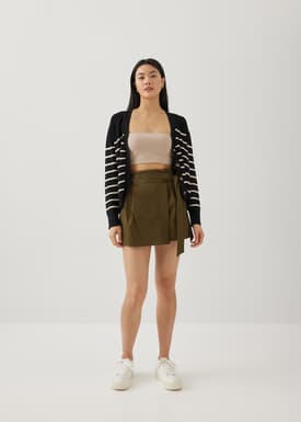 Sasha Striped Knit Cardigan