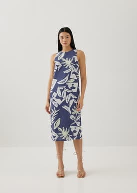 Avon Column Dress in Tropical Breeze