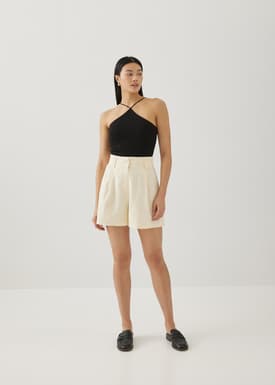 Petra Padded Jersey Halter Top