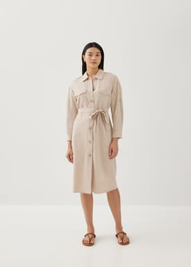 Concha Relaxed Shirt Dress