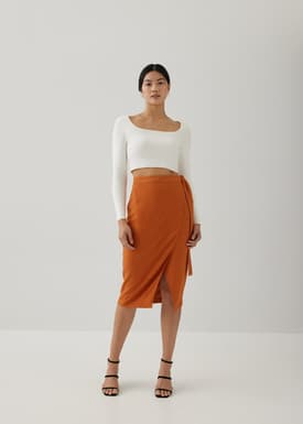 Kezia Square Neck Crop Top