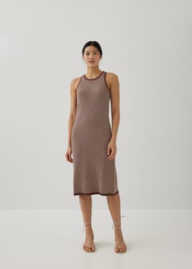 Xanthia Knit Column Dress