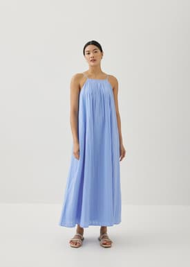 Lotti Textured Trapeze Maxi Dress