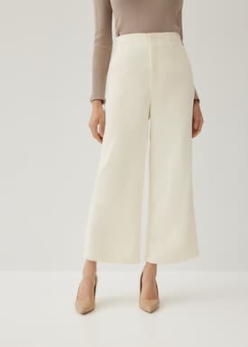 Vietta Textured Straight Leg Pants