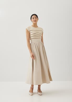 Orenda Striped Knit Top