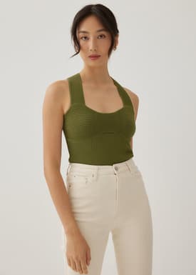 Gretna Ribbed Knit Tank
