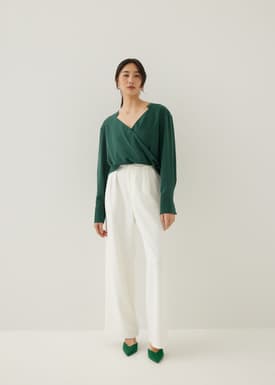 Vanya Relaxed Drape Blouse
