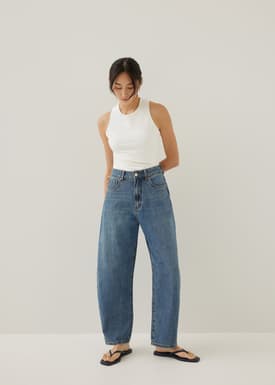 Lassie Padded Jersey Cross Back Tank Top