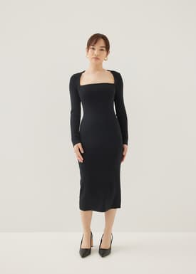 Anitha Knit Bodycon Midi Dress