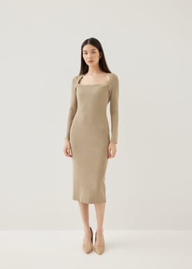 Anitha Knit Bodycon Midi Dress