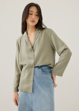 Kaiden Tailored Relaxed Flare Sleeve Shirt